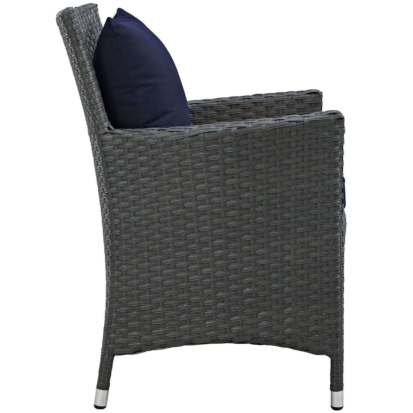 Patio Furniture Sets | Sojourn Outdoor Patio Furniture Collection | Premium Dining Arm Chair | Sunbrella Cushions | UV Resistance | Aluminum Frame | casafoyer.myshopify.com