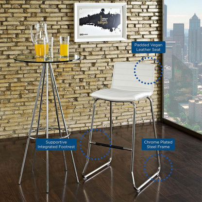 barstools | CasaFoyer Dive Bar Stool Set of 2 | Dynamic Design | Stainless Steel Base | Ideal for Bars, Restaurants, and Home Settings | casafoyer.myshopify.com