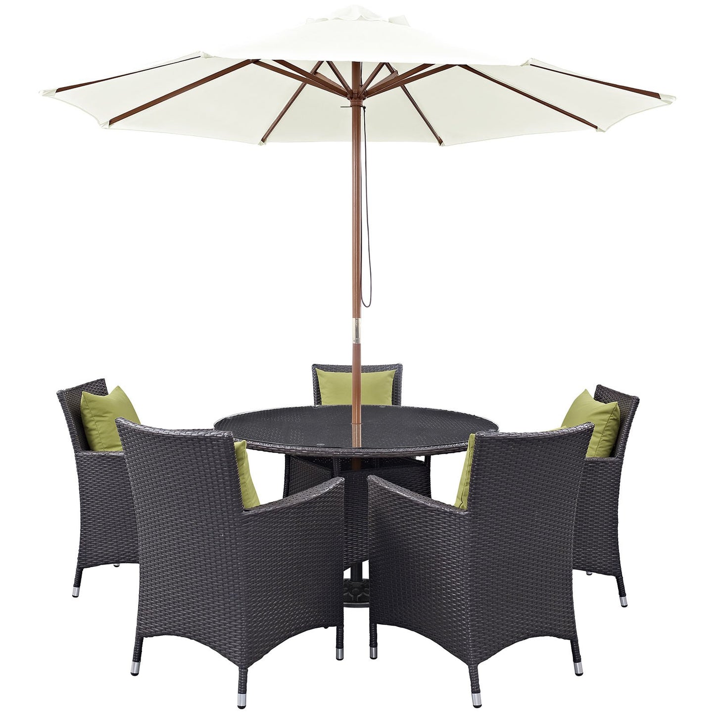 kitchen and dining room sets | CasaFoyer Marina Teak Wood Outdoor Patio Furniture Sofa Sectional Set | Luxury Design | Durable Construction | All-Weather Cushions | Includes Sofa & Armchairs | casafoyer.myshopify.com
