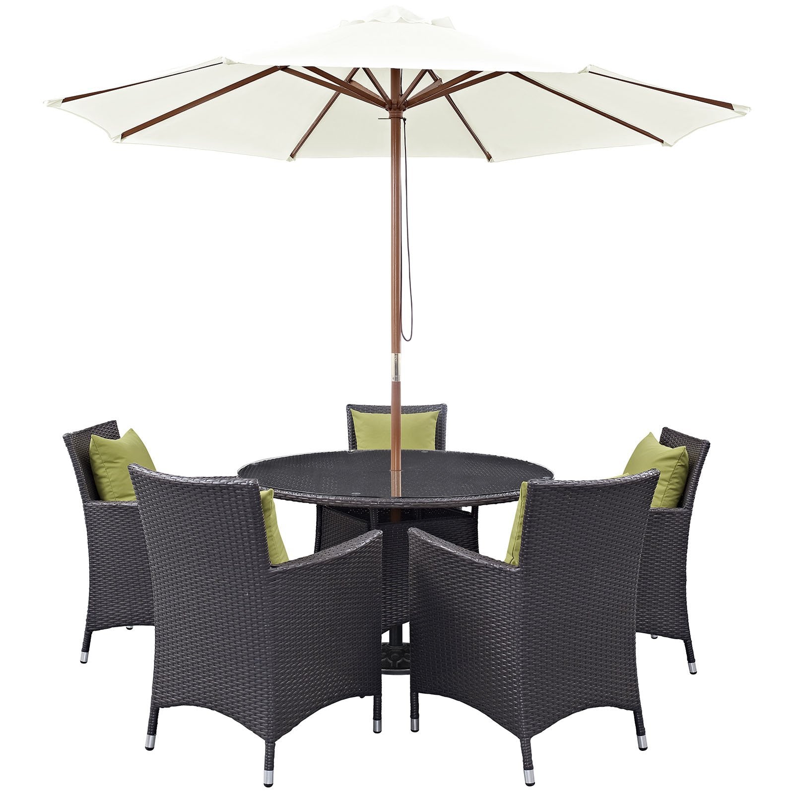 kitchen and dining room sets | CasaFoyer Marina Teak Wood Outdoor Patio Furniture Sofa Sectional Set | Luxury Design | Durable Construction | All-Weather Cushions | Includes Sofa & Armchairs | casafoyer.myshopify.com
