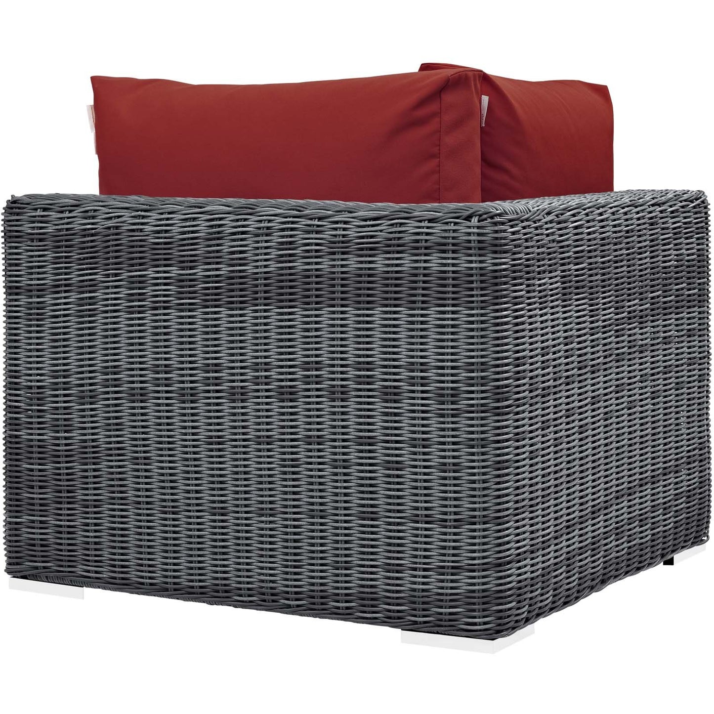 Patio Furniture Sets | Summon Outdoor Patio Corner | Two-Tone Rattan Weave | Sunbrella Fabric | UV Protection | Aluminum Frame | casafoyer.myshopify.com