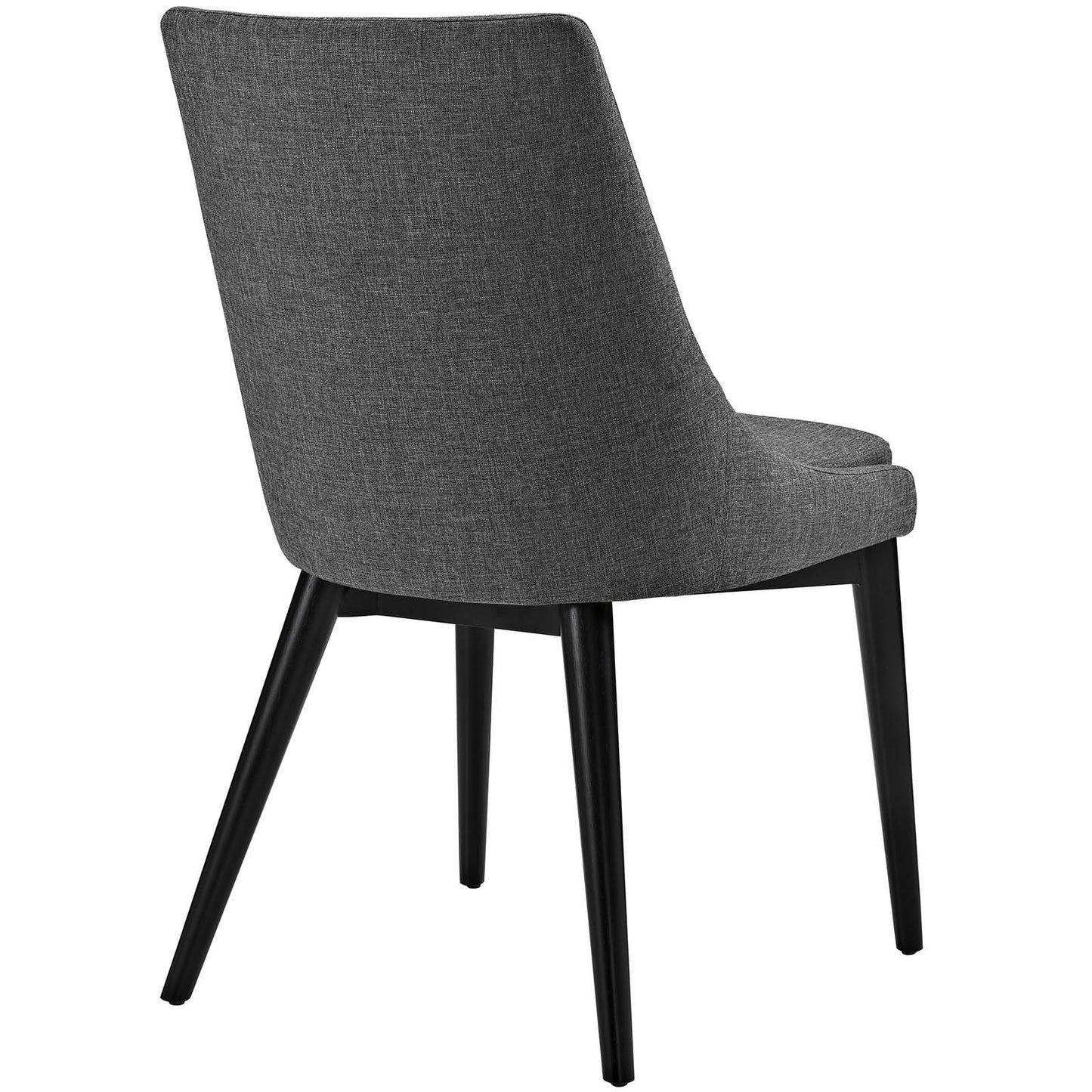 home office desk chairs | CasaFoyer Viscount Side Chair | Elegant Modern Design | Comfortable Foam Padding | Durable Polyester Upholstery | Sleek Black Wood Legs | Set of 2 | casafoyer.myshopify.com