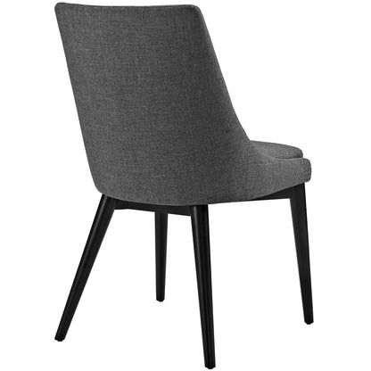 home office desk chairs | CasaFoyer Viscount Side Chair | Elegant Modern Design | Comfortable Foam Padding | Durable Polyester Upholstery | Sleek Black Wood Legs | Set of 2 | casafoyer.myshopify.com