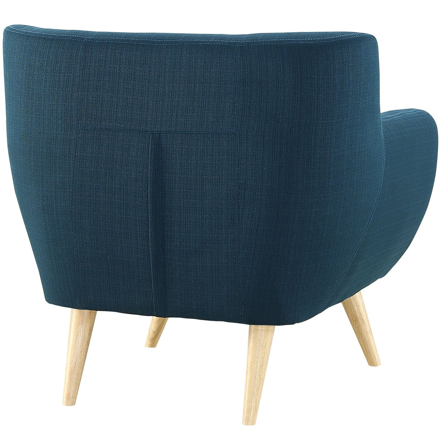 Chair | Remark Armchair | Elegant & Sophisticated Plush Armchair | Dual Cushion Design | Mid-Century Aesthetics | Azure | casafoyer.myshopify.com