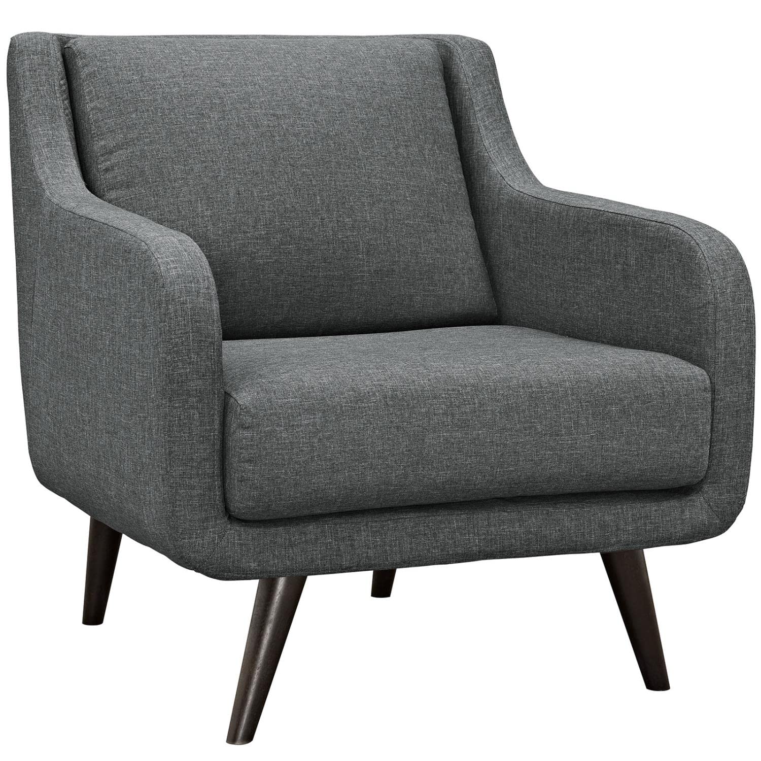 kitchen and dining room sets | CasaFoyer Verve | Mid-Century Living Room Set | Stylish & Sophisticated Furniture | Espresso Stained Legs | Includes Armchair & Sofa | Gray | casafoyer.myshopify.com