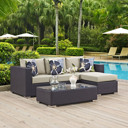 sofas | CasaFoyer Convene Outdoor Sectional Series | Durable Rattan Weave | Weather-Resistant Cushions | Patio Sofa Set with Coffee Table & Ottoman | casafoyer.myshopify.com