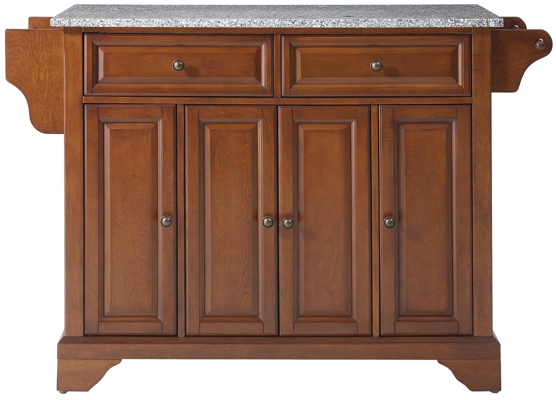 Kitchen Storage | Solid Hardwood Kitchen Island | Raised Panel Doors | Ample Storage | Elegant & Functional | Classic Cherry Finish | casafoyer.myshopify.com