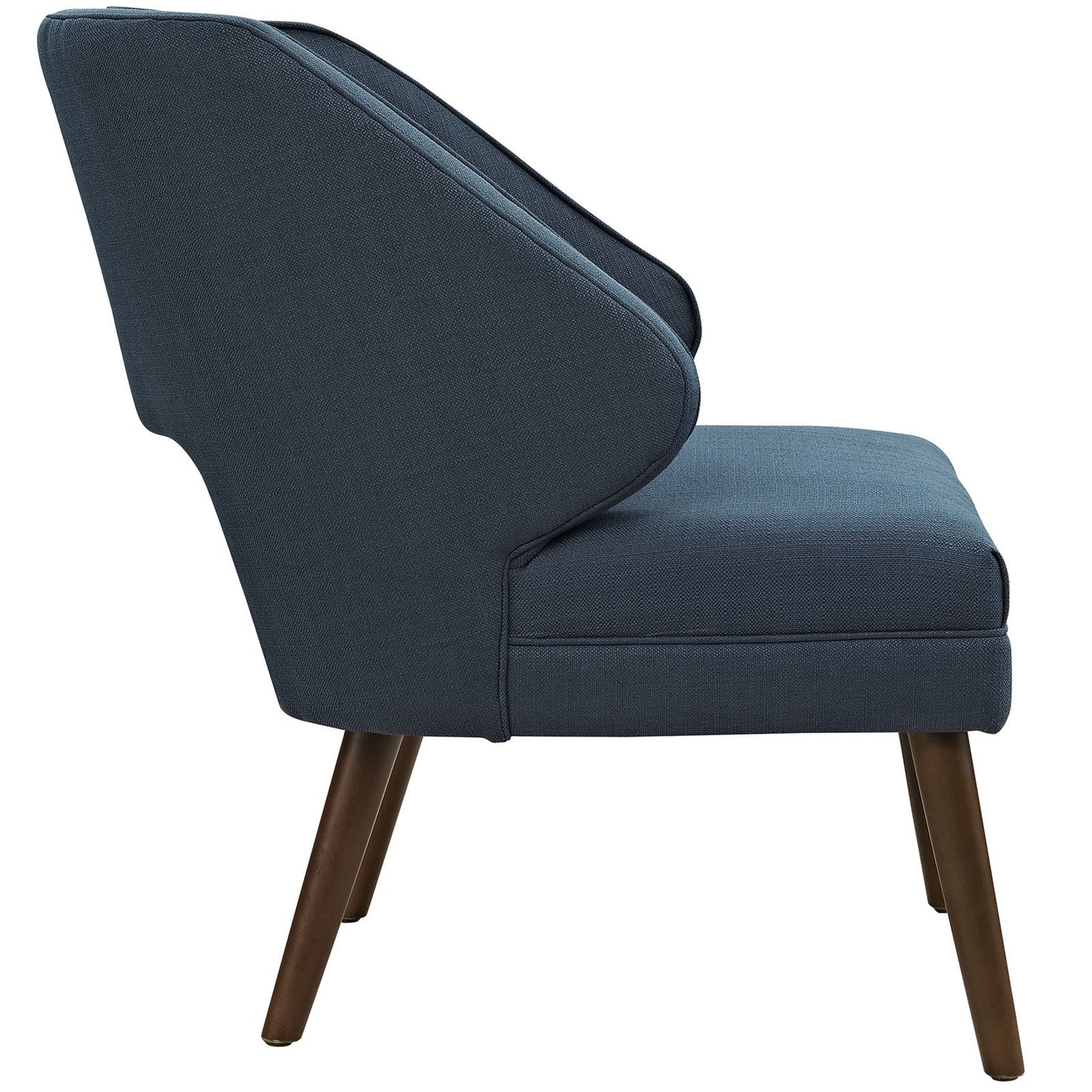 home office desk chairs | CasaFoyer Dock Armchair | Mid-Century Inspired | Vibrant Design | Polyester Upholstery | Dark Walnut Legs | Ideal for Contemporary & Eclectic Spaces | Includes 1 Armchair | casafoyer.myshopify.com