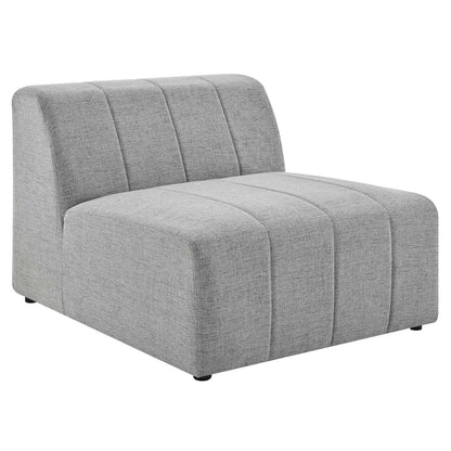 sofas | CasaFoyer Bartlett Upholstered Fabric Armless Chair | Retro Modern Style | Channel Tufting | Dense Foam Padding | Solid Wood Frame | Non-Marking Foot Caps | casafoyer.myshopify.com