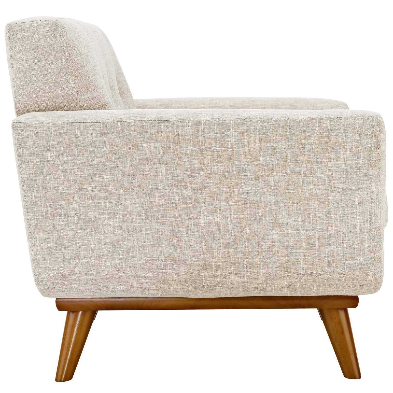 kitchen and dining room sets | CasaFoyer Engage Sofa | Dual Cushions | Cherry Wood Legs | Perfect for Lounging & Entertaining | Includes Engage Armchair | casafoyer.myshopify.com