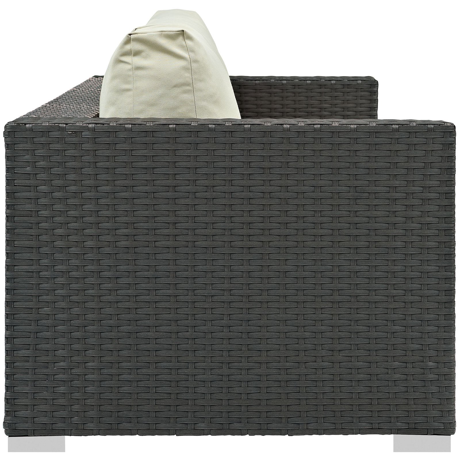 Patio Furniture Sets | Sojourn Outdoor Patio Sofa | Sturdy & Versatile Seating | Sunbrella Cushions | Synthetic Rattan | UV Protection | Aluminum Frame | casafoyer.myshopify.com