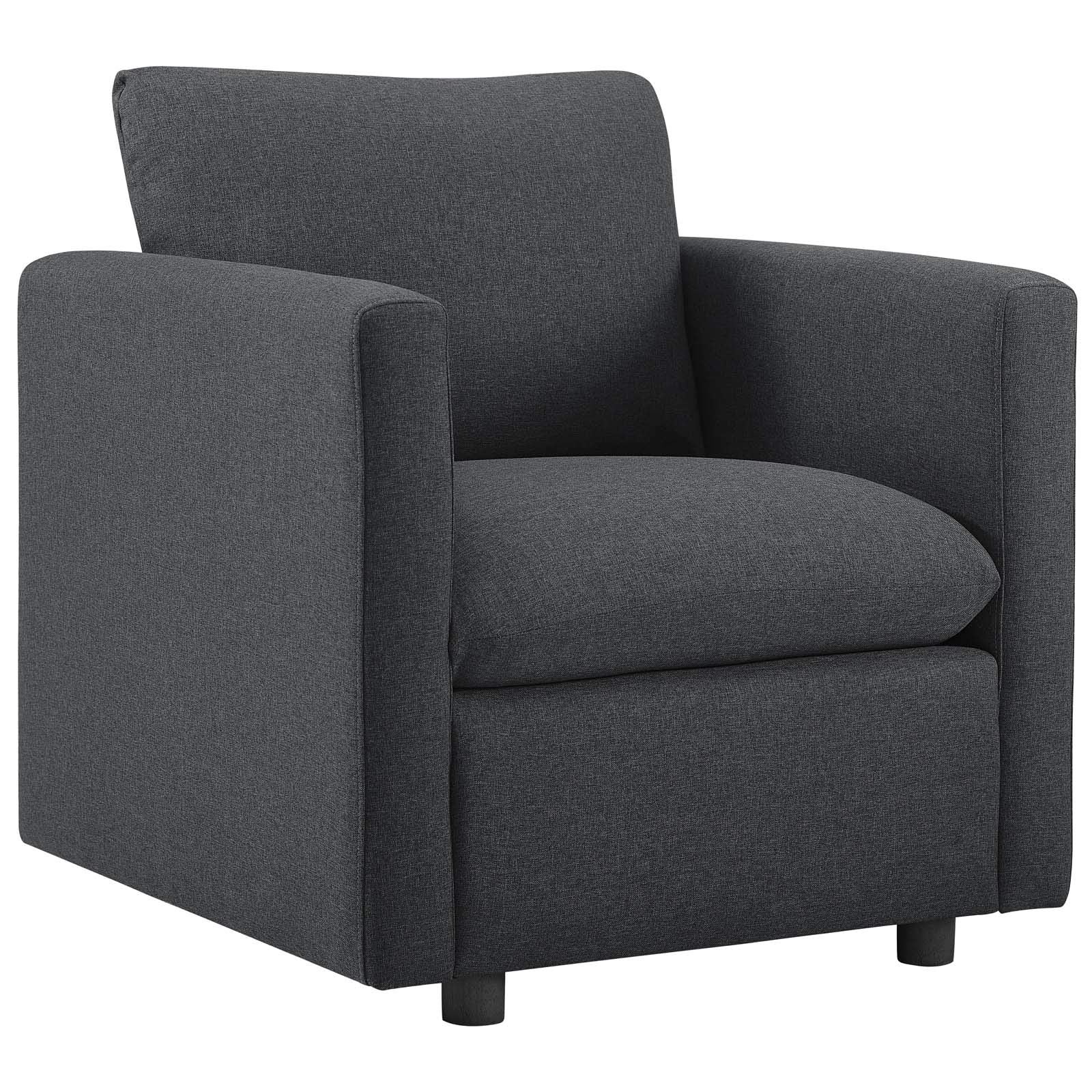 kitchen and dining room sets | CasaFoyer Activate Upholstered Fabric Sofa | 2 Armchair Set - Cozy & Stylish - Soft Polyester - Modern Design - Rounded Cushion Corners - Accent Pillows - Subtle Wood Legs - Easy to Unpack - Weight Capacity: Sofa 1102 lbs, Armchair 441 lbs - Gray | casafoyer.myshopify.com