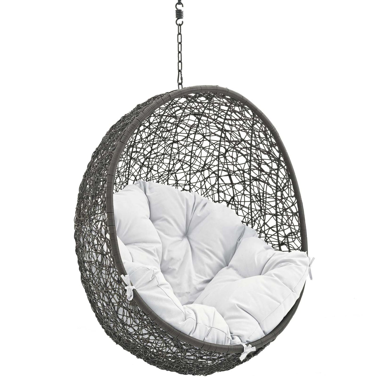 porch swings | Ergode Hide Outdoor Patio Swing Chair | Synthetic Rattan Weave | All-Weather Cushion | Powder-Coated Steel Frame | Adjustable Chain | Indoor/Outdoor Lounge Furniture | casafoyer.myshopify.com
