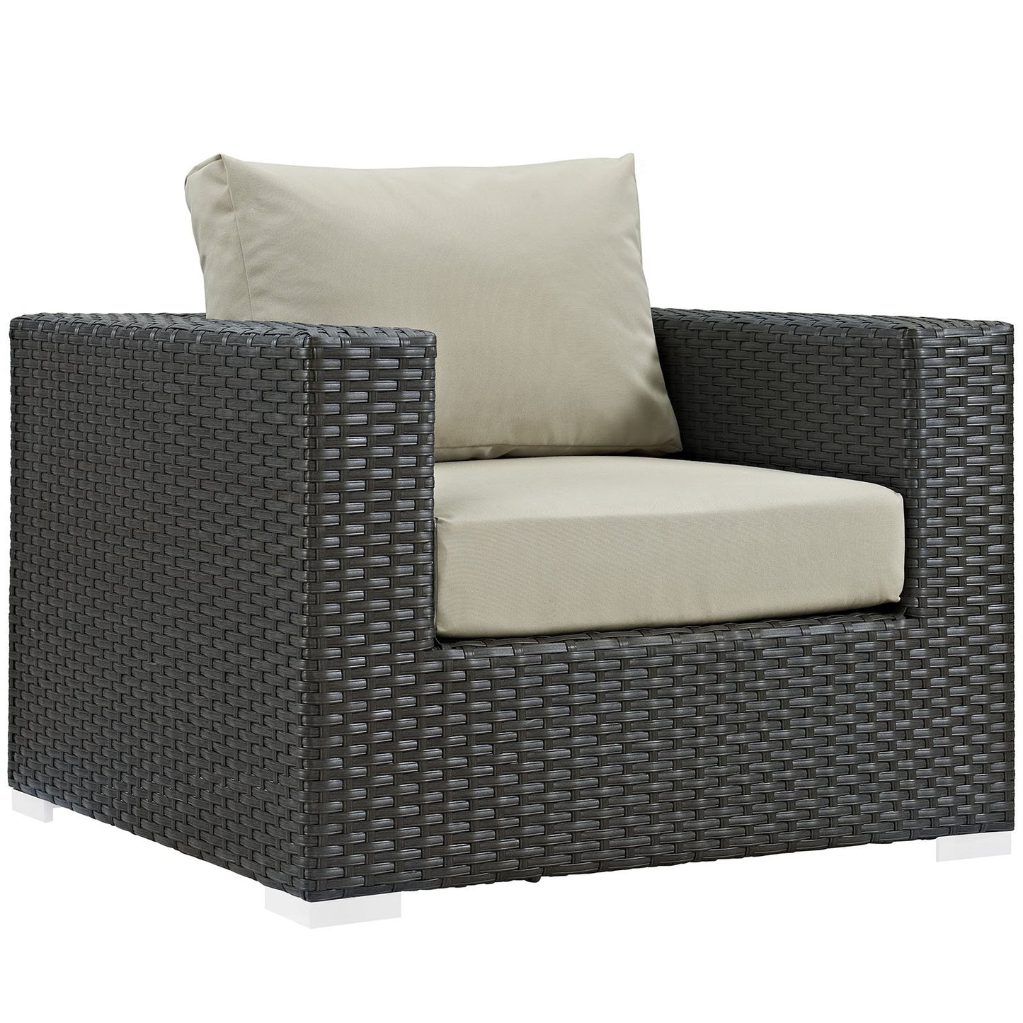 Patio Furniture Sets | Sojourn Outdoor Patio Furniture Set | Ottoman & Armchairs | Sunbrella Cushions | UV Protection | Aluminum Frame | casafoyer.myshopify.com
