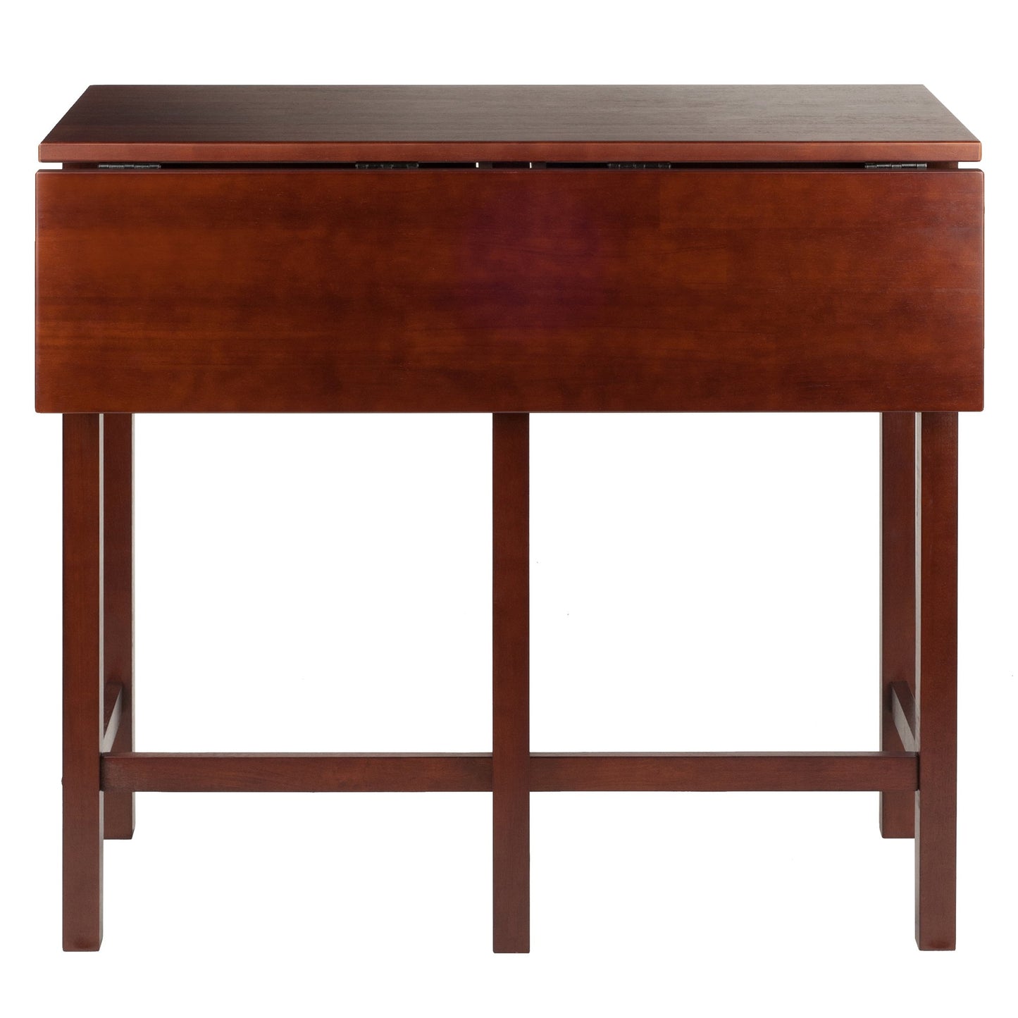 childrens table and chair sets | CasaFoyer Versatile High Table Set | Foldable Leaf | 2 Square Leg Stools | Space-Saving | Functional | Antique Walnut Finish | Easy Assembly | 39.37W x 30D x 35.43H | casafoyer.myshopify.com
