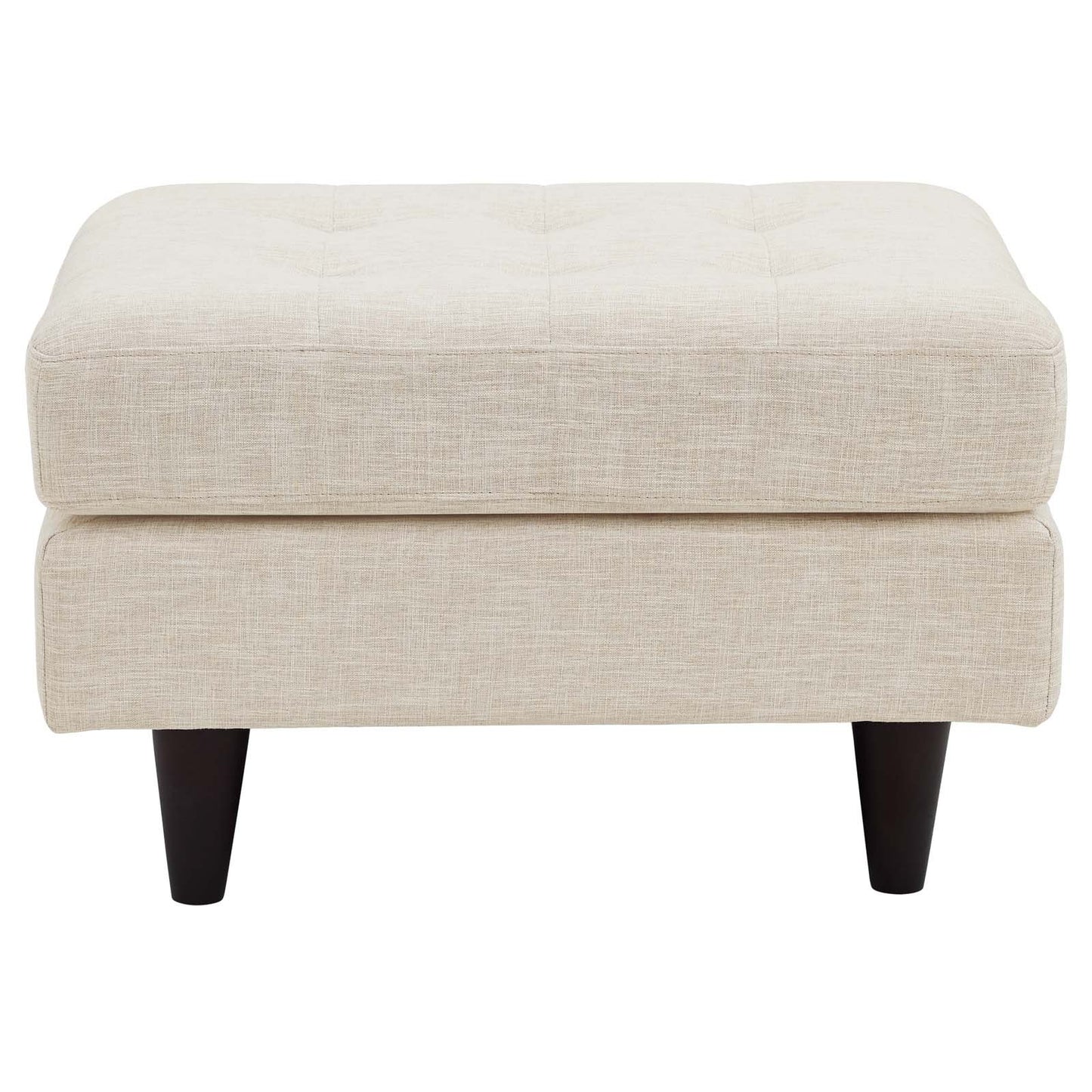 ottomans | CasaFoyer Empress Mid-Century Style Ottoman | Ultimate Comfort & Style | High-Quality Fabric | Plush Foam Padding | Stained Hardwood Legs | Box Design & Tapered Legs | Calming Ambiance | casafoyer.myshopify.com