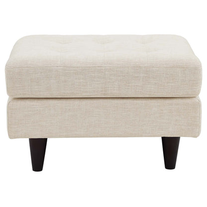 ottomans | CasaFoyer Empress Mid-Century Style Ottoman | Ultimate Comfort & Style | High-Quality Fabric | Plush Foam Padding | Stained Hardwood Legs | Box Design & Tapered Legs | Calming Ambiance | casafoyer.myshopify.com