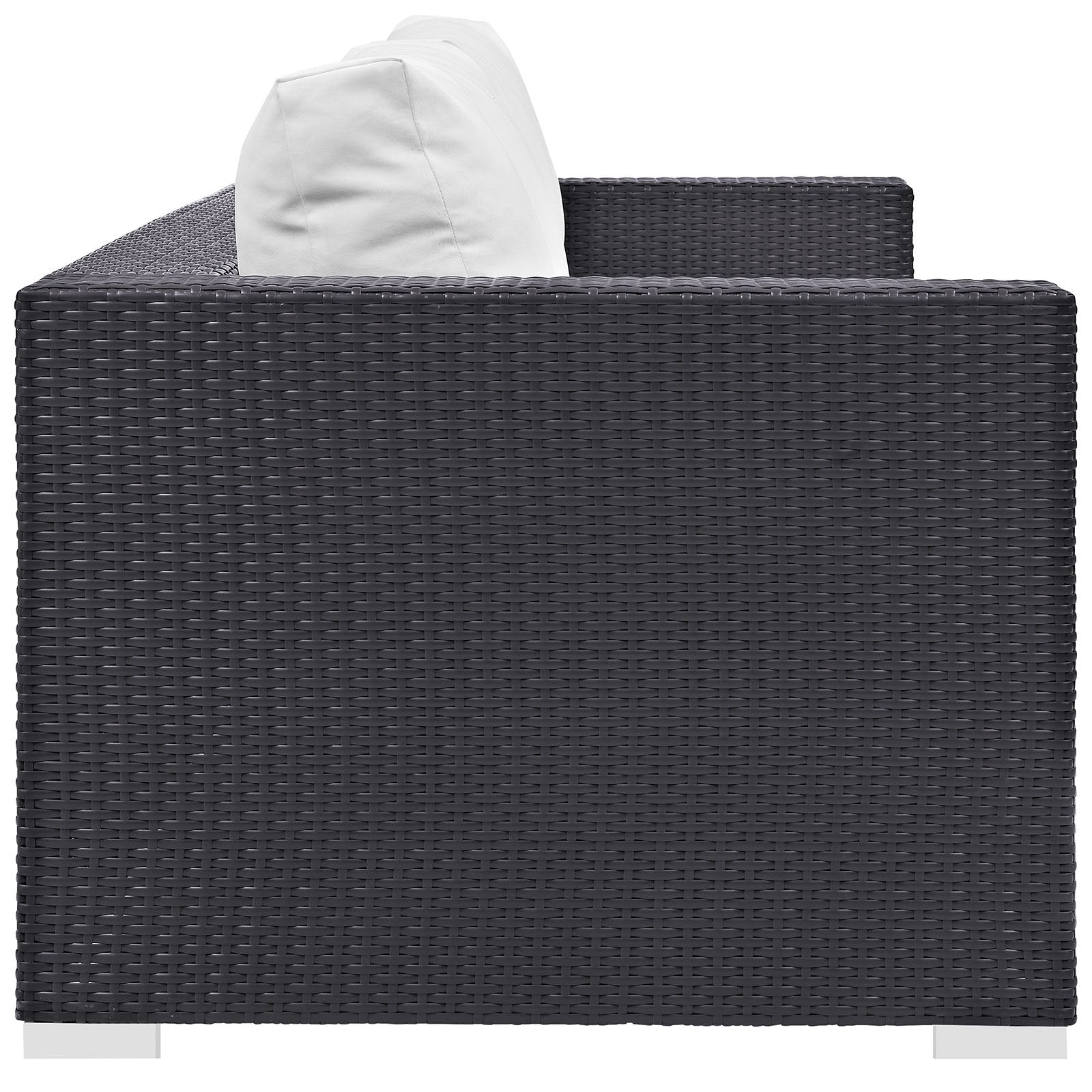 Patio Furniture Sets | Convene Outdoor Sectional Sofa Set | Durable Rattan Weave | All-Weather Cushions | Ideal for Patio, Backyard, Poolside | Includes Sofa | casafoyer.myshopify.com