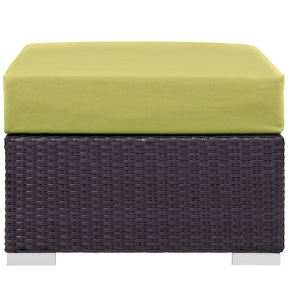 Ottoman | Convene Outdoor Sectional Ottoman | Durable Rattan Weave | All-Weather Cushions | Versatile & Stylish | Elevate Your Outdoor Experience | casafoyer.myshopify.com