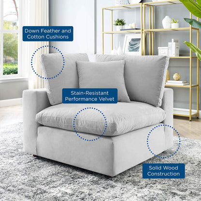 sofas | CasaFoyer Commix Corner Chair | Plush Velvet | Sleek Design | Stain-Resistant | Solid Wood Construction | Foam Padded | Down Feather Cushions | 331 lbs Capacity | casafoyer.myshopify.com