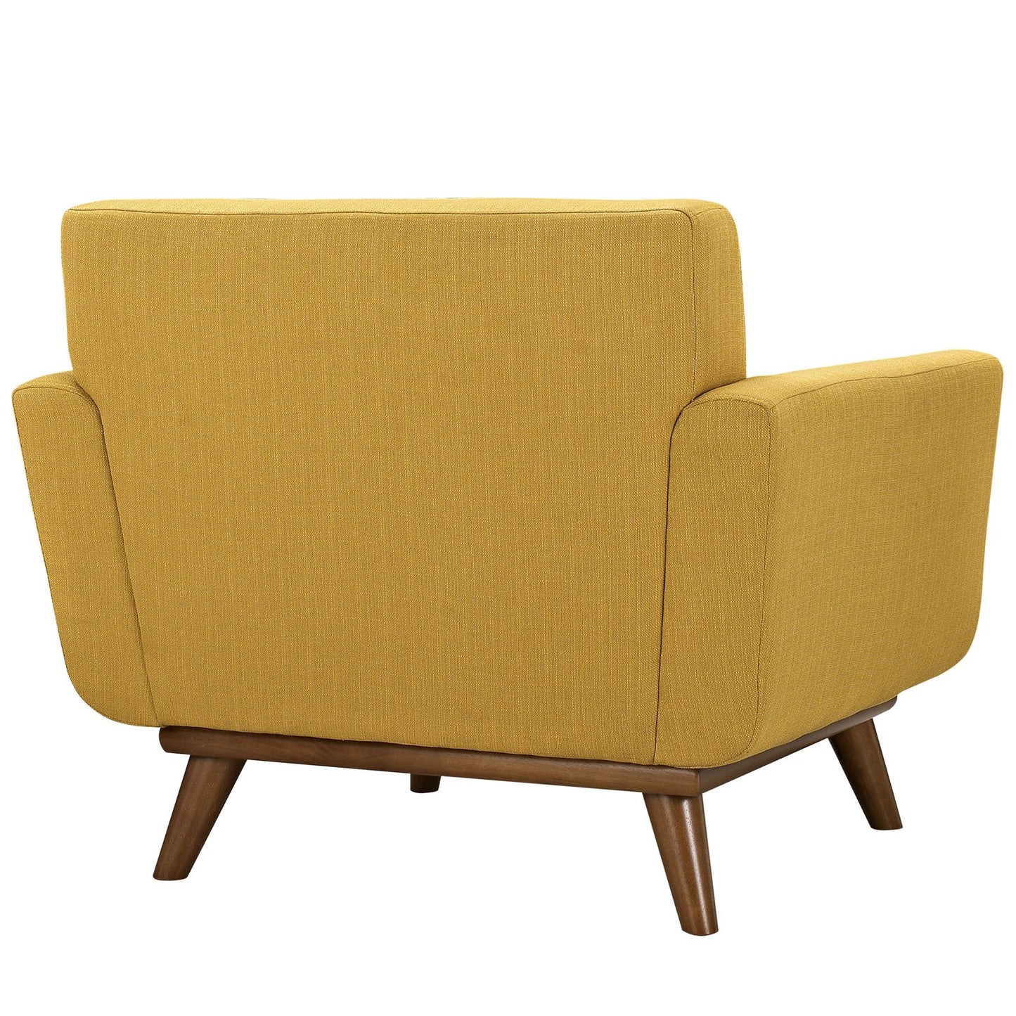 home office desk chairs | CasaFoyer Engage Plush Armchair | Tufted Buttons | Cherry Legs | Upholstered Fabric | Perfect for Lounging, Conversations, and Relaxation | casafoyer.myshopify.com