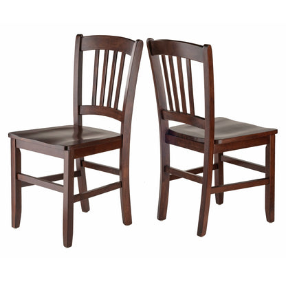 Sofa & chair Sets | CasaFoyer Madison 2-Piece Chair Set | Elegant Rainbow Arches | Walnut Finish | Solid Wood | Comfortable Contoured Seats | Assembly Required | 34.6H x 17.1W x 19.25D | casafoyer.myshopify.com