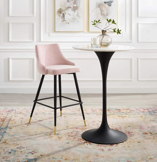 barstools | CasaFoyer Adorn Performance Velvet Bar Stool | Elegant & Comfortable | Stain-Resistant | Vintage Modern Style | 300 lbs. Weight Capacity | No Assembly Required | casafoyer.myshopify.com