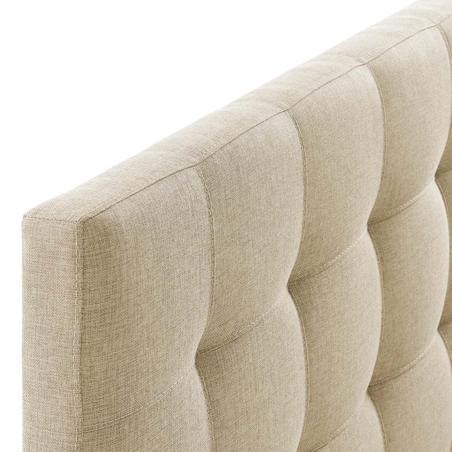 headboards | CasaFoyer  Lily King Upholstered Linen Fabric Tufted Headboard | Elegant Design | Durable Construction | Lightweight | Beige | casafoyer.myshopify.com