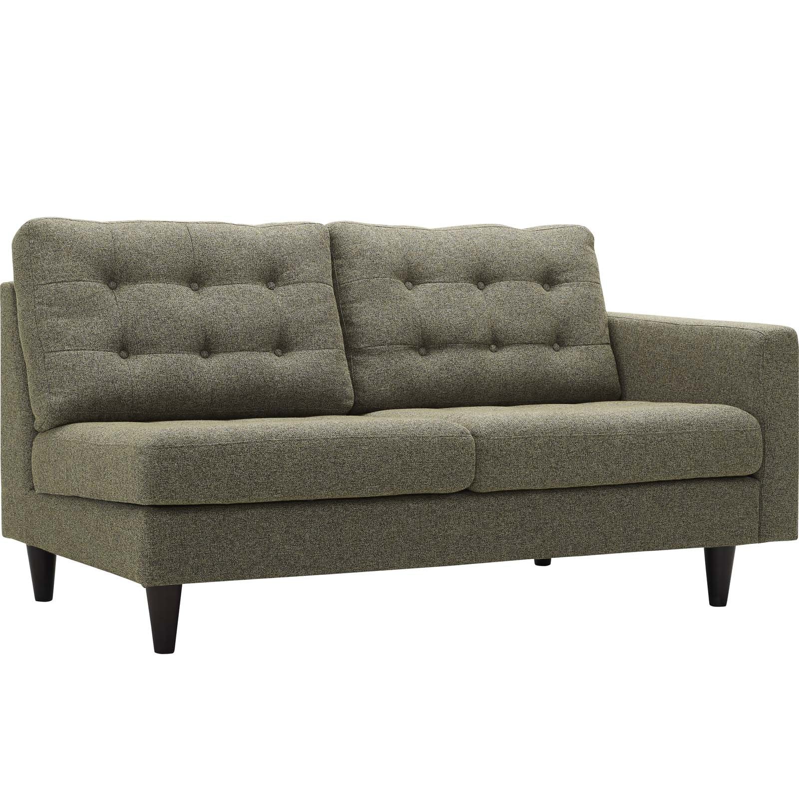 sofas | CasaFoyer Empress Right-Facing Loveseat | Holistic Furniture Design | Tufted Buttons | Luxurious Cushions | Regal Armrests | Sturdy Wooden Legs | Floor Protection | Exquisite Fabric Upholstery | casafoyer.myshopify.com