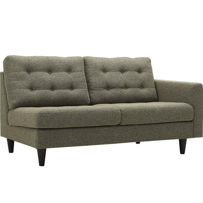 sofas | CasaFoyer Empress Right-Facing Loveseat | Holistic Furniture Design | Tufted Buttons | Luxurious Cushions | Regal Armrests | Sturdy Wooden Legs | Floor Protection | Exquisite Fabric Upholstery | casafoyer.myshopify.com