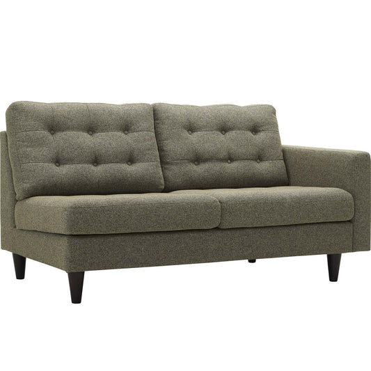 sofas | CasaFoyer Empress Right-Facing Loveseat | Holistic Furniture Design | Tufted Buttons | Luxurious Cushions | Regal Armrests | Sturdy Wooden Legs | Floor Protection | Exquisite Fabric Upholstery | casafoyer.myshopify.com