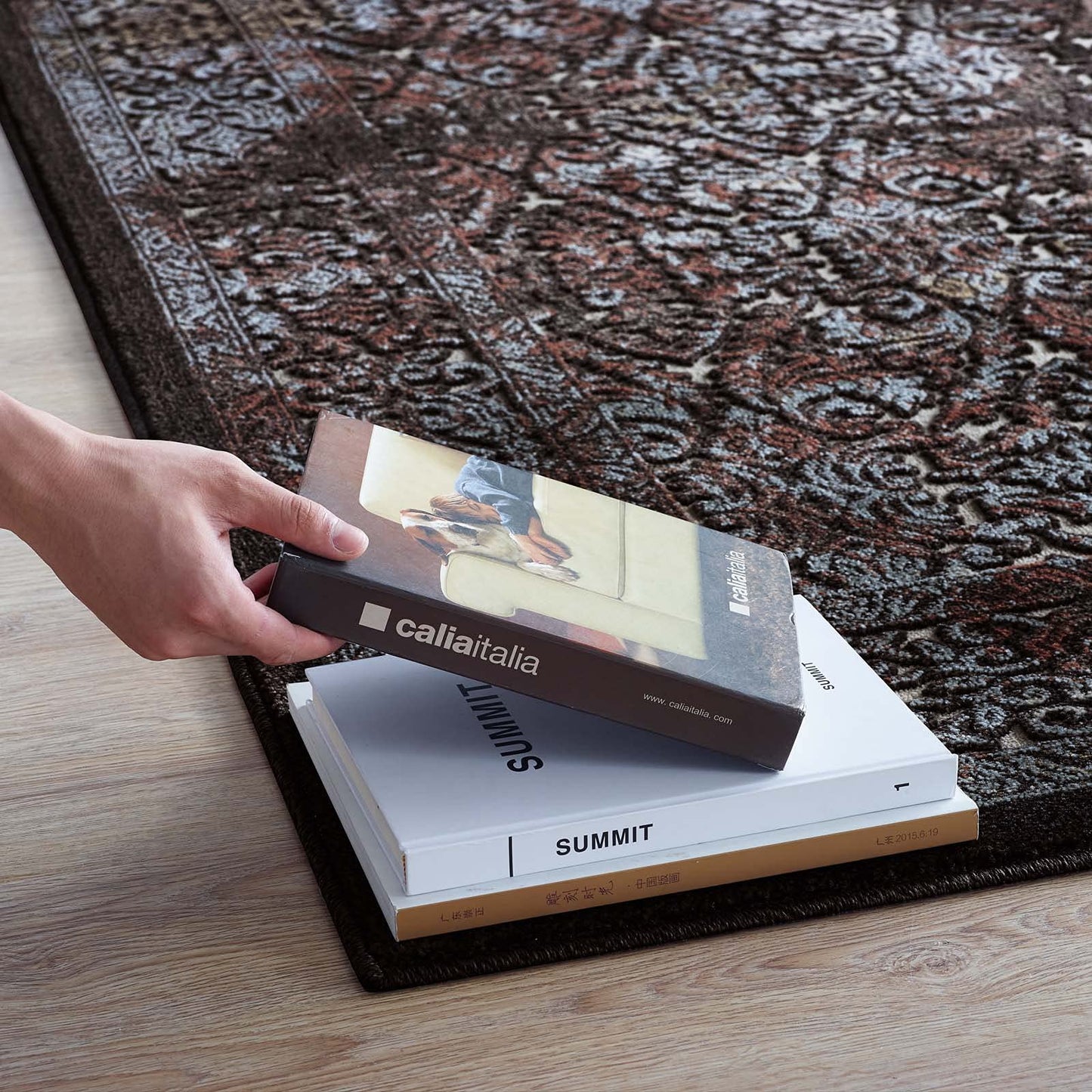 Carpet & Rugs | CasaFoyer Westia Vintage Ornate Turkish Area Rug | 8x10 | Distressed Turkish Pattern | Stain-Resistant | Easy to Maintain | Durable Polyester & Polypropylene Blend | casafoyer.myshopify.com