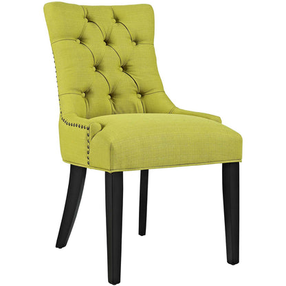 home office desk chairs | CasaFoyer Regent Tufted Button Upholstered Fabric Parsons Dining Chair | Elegant & Comfortable | Perfect for Dining & Living Rooms | Wheatgrass | casafoyer.myshopify.com