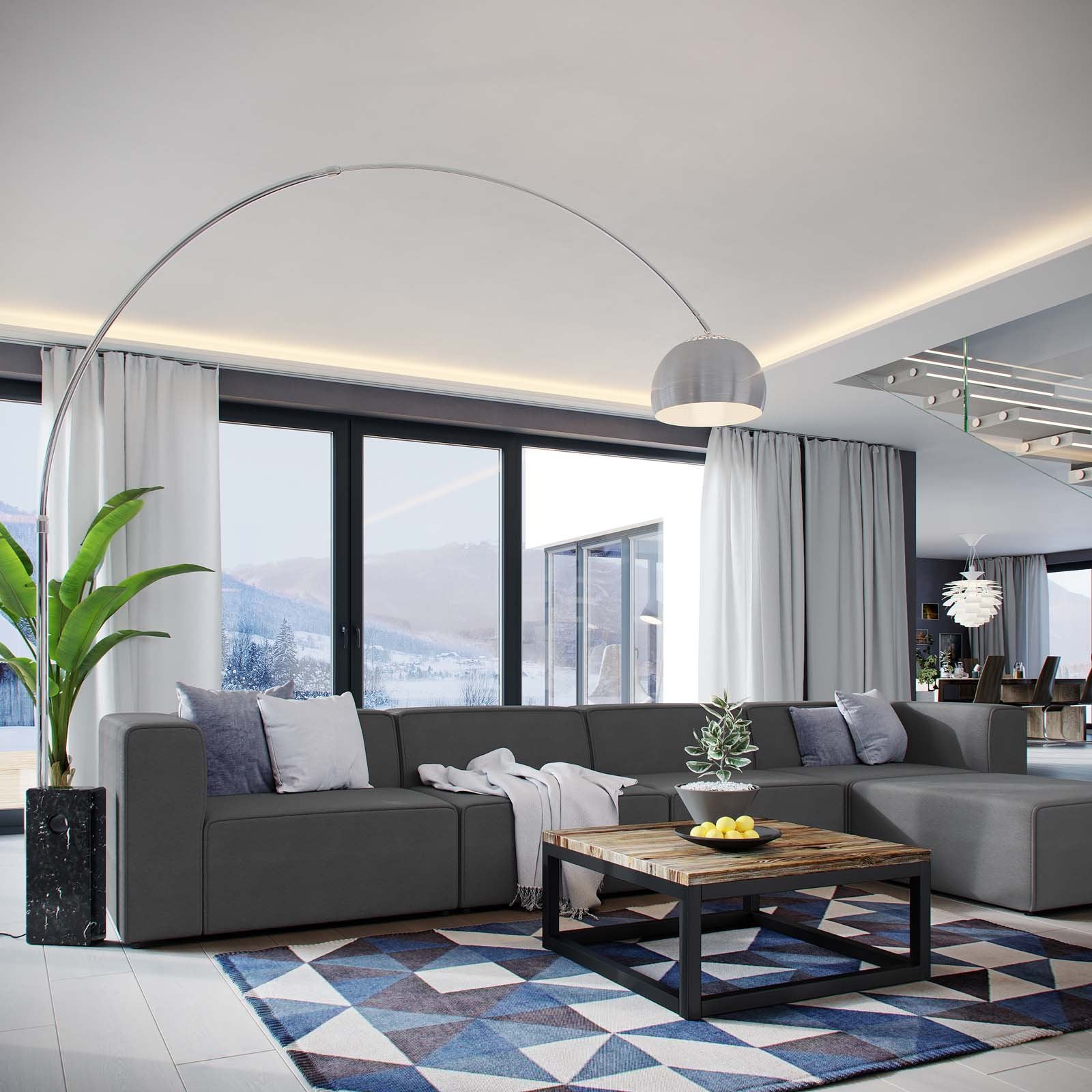 kitchen and dining room sets | CasaFoyer Mingle 5-Piece Modular Sectional Sofa Set | Ultimate Comfort | Spacious Design | Gray Upholstered Fabric | Adjustable | Ideal for Modern Decors | casafoyer.myshopify.com