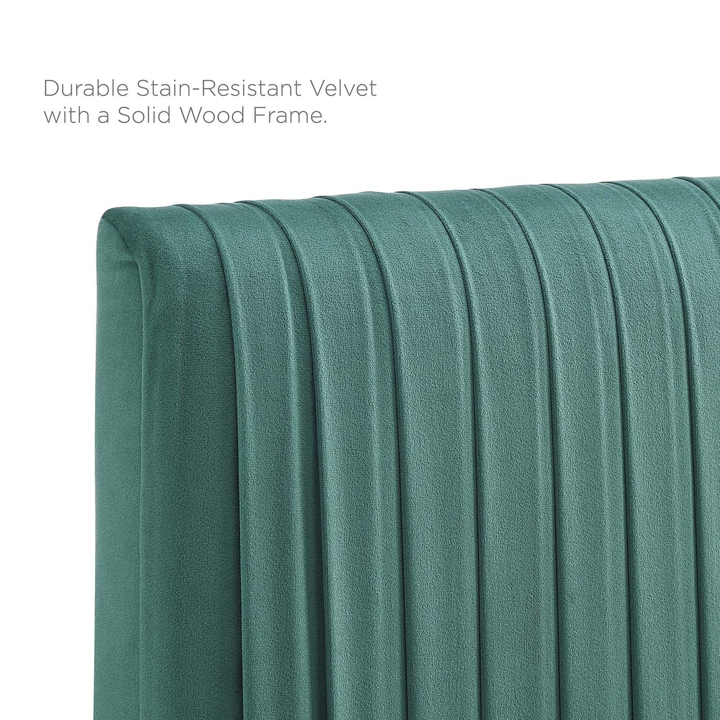 headboards | CasaFoyer Eloise Channel Tufted Performance Velvet Twin Headboard | Vintage Modern Elegance | Glamorous Deco Style | Adjustable Height | Stain-Resistant Upholstery | casafoyer.myshopify.com