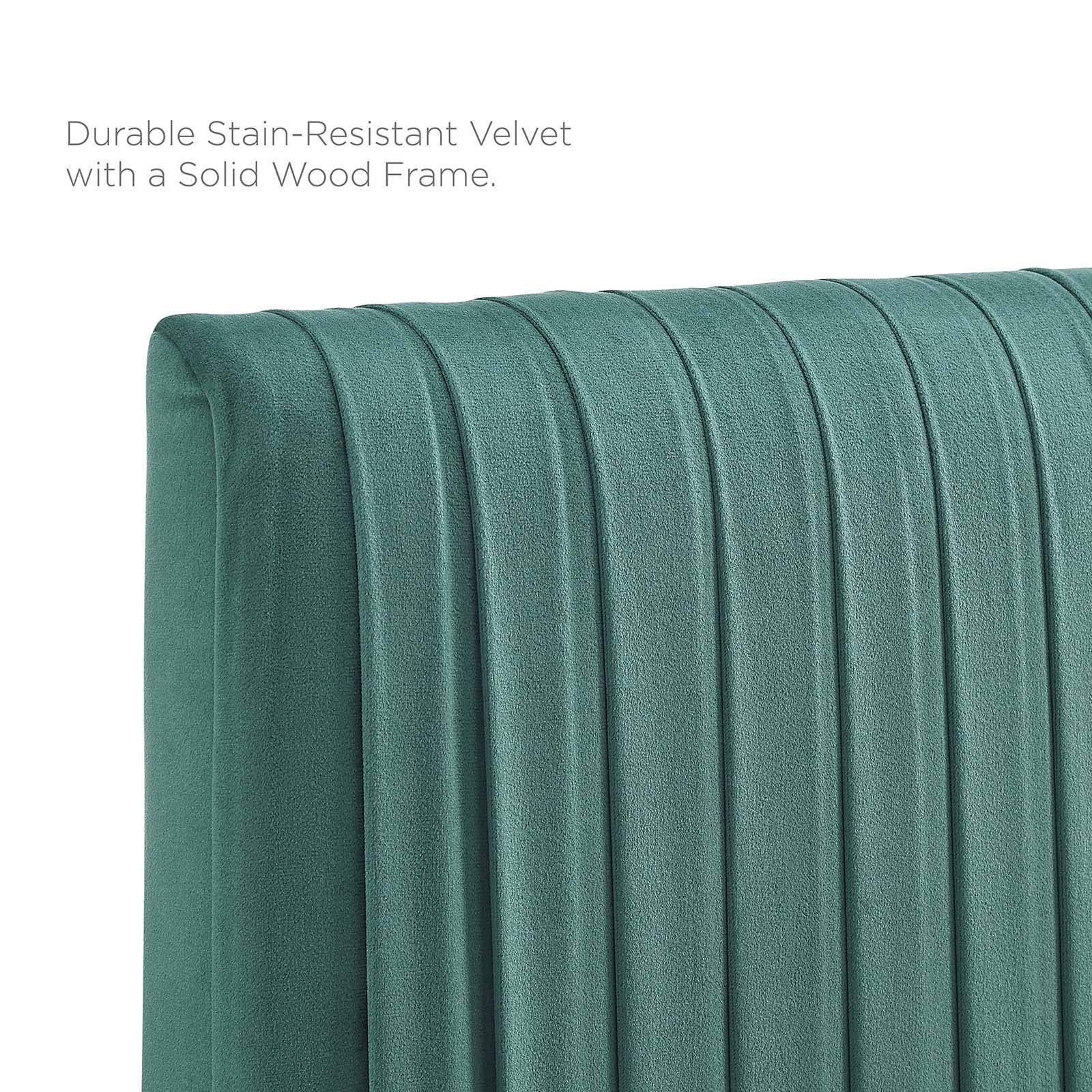 headboards | CasaFoyer Eloise Channel Tufted Performance Velvet Twin Headboard | Vintage Modern Elegance | Glamorous Deco Style | Adjustable Height | Stain-Resistant Upholstery | casafoyer.myshopify.com