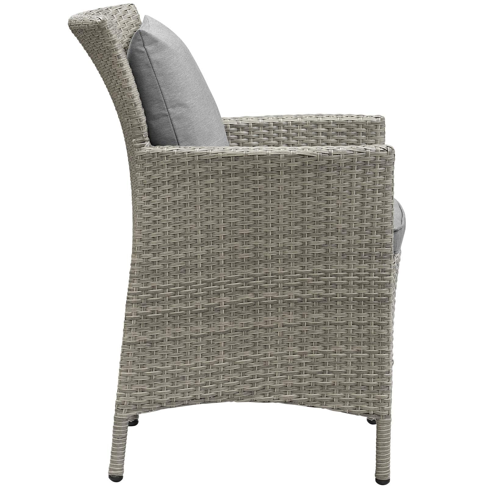 kitchen and dining room sets | CasaFoyer Conduit Outdoor Patio Dining Collection | Transitional Style | UV-Resistant Wicker Rattan | Waterproof Cushions | 5 Piece Set | casafoyer.myshopify.com