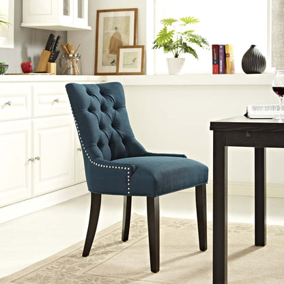 home office desk chairs | CasaFoyer Regent Tufted Button Upholstered Fabric Parsons Dining Chair | Elegant & Comfortable | Nailhead Trim | Non-Marking Foot Caps | Supports up to 285 lbs | casafoyer.myshopify.com
