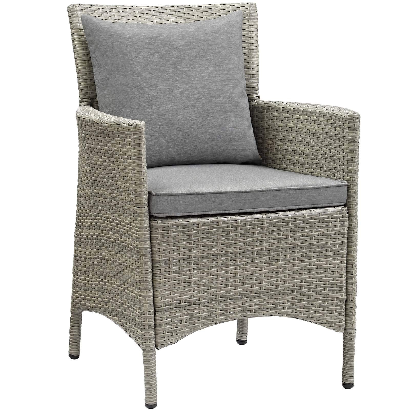 kitchen and dining room sets | CasaFoyer Conduit Outdoor Patio Dining Collection | Transitional Style | UV-Resistant Wicker Rattan | Waterproof Cushions | 5 Piece Set | casafoyer.myshopify.com
