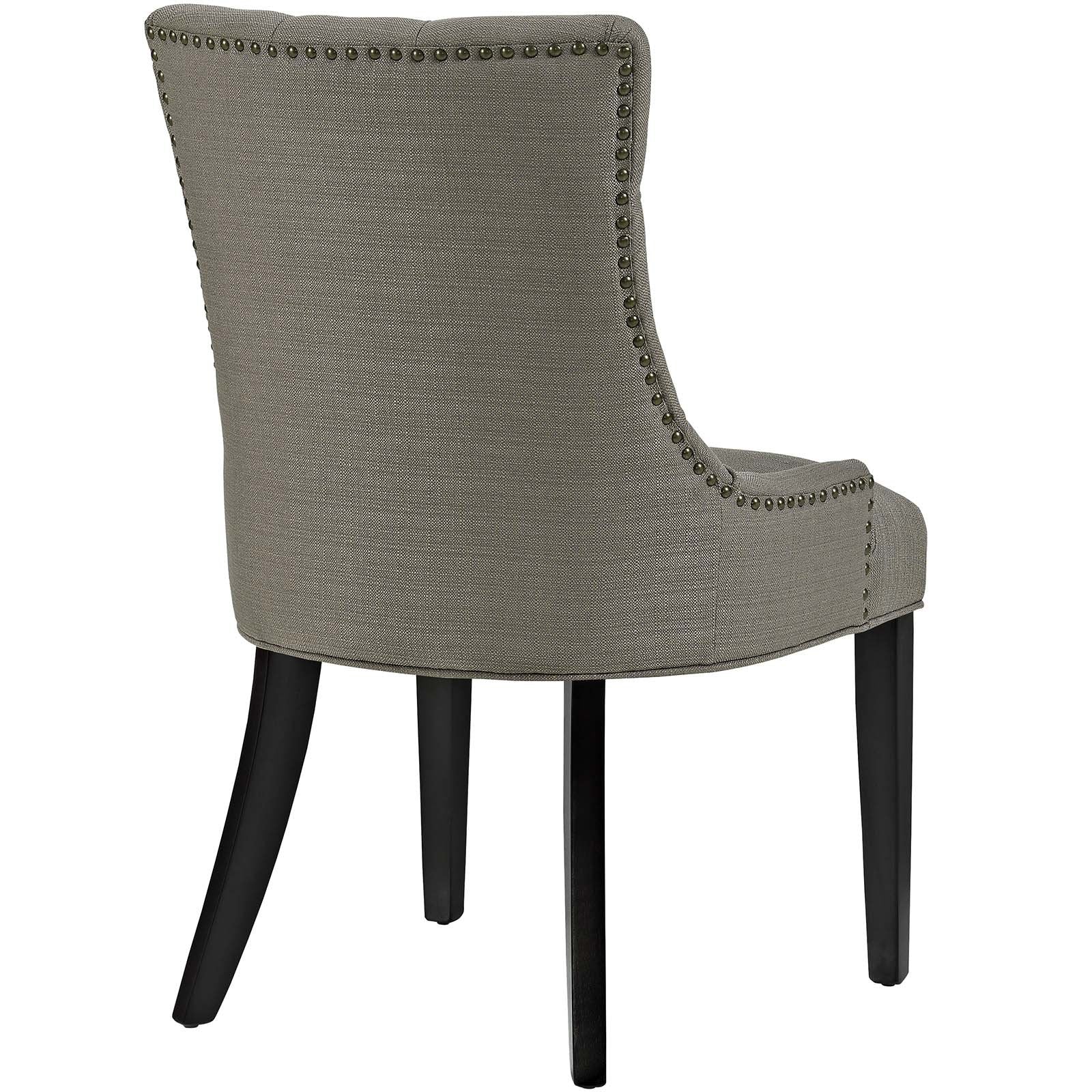 home office desk chairs | CasaFoyer Regent Dining Side Chair Set of 2 | Elegant Nostalgic Design | Tufted Buttons | Nailhead Trim | Plush Cushion | Polyester Fabric | Wooden Legs | casafoyer.myshopify.com