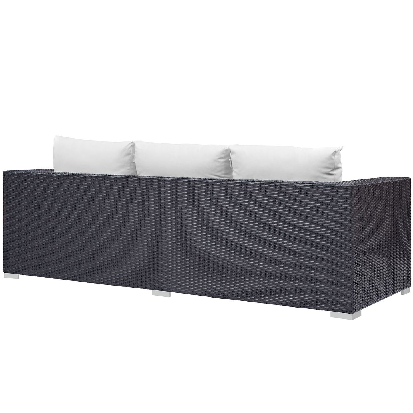 Patio Furniture Sets | Convene Outdoor Sectional Sofa Set | Durable Rattan Weave | All-Weather Cushions | Ideal for Patio, Backyard, Poolside | Includes Sofa | casafoyer.myshopify.com