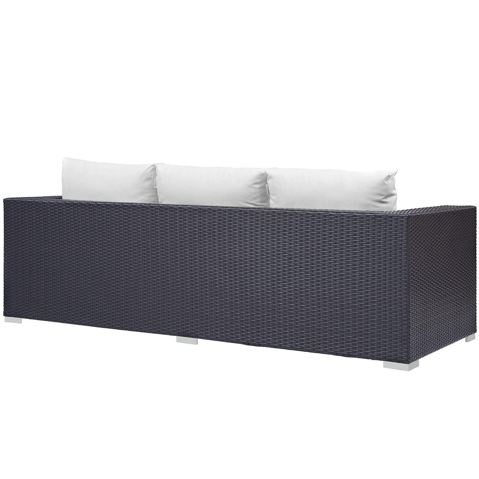 Patio Furniture Sets | Convene Outdoor Sectional Sofa Set | Durable Rattan Weave | All-Weather Cushions | Ideal for Patio, Backyard, Poolside | Includes Sofa | casafoyer.myshopify.com