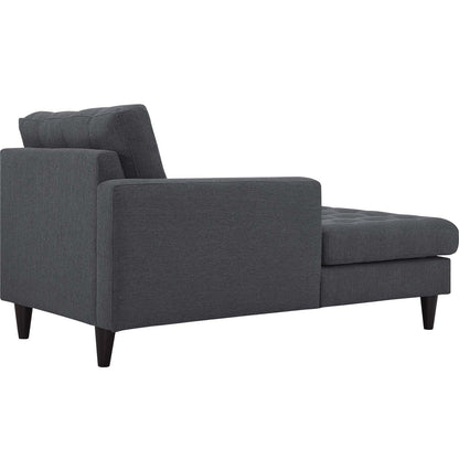 sofas | CasaFoyer Empress Left-Arm Chaise | Exquisite Design | Tufted Buttons | Luxurious Cushions | Elegant Armrests | Gray | casafoyer.myshopify.com
