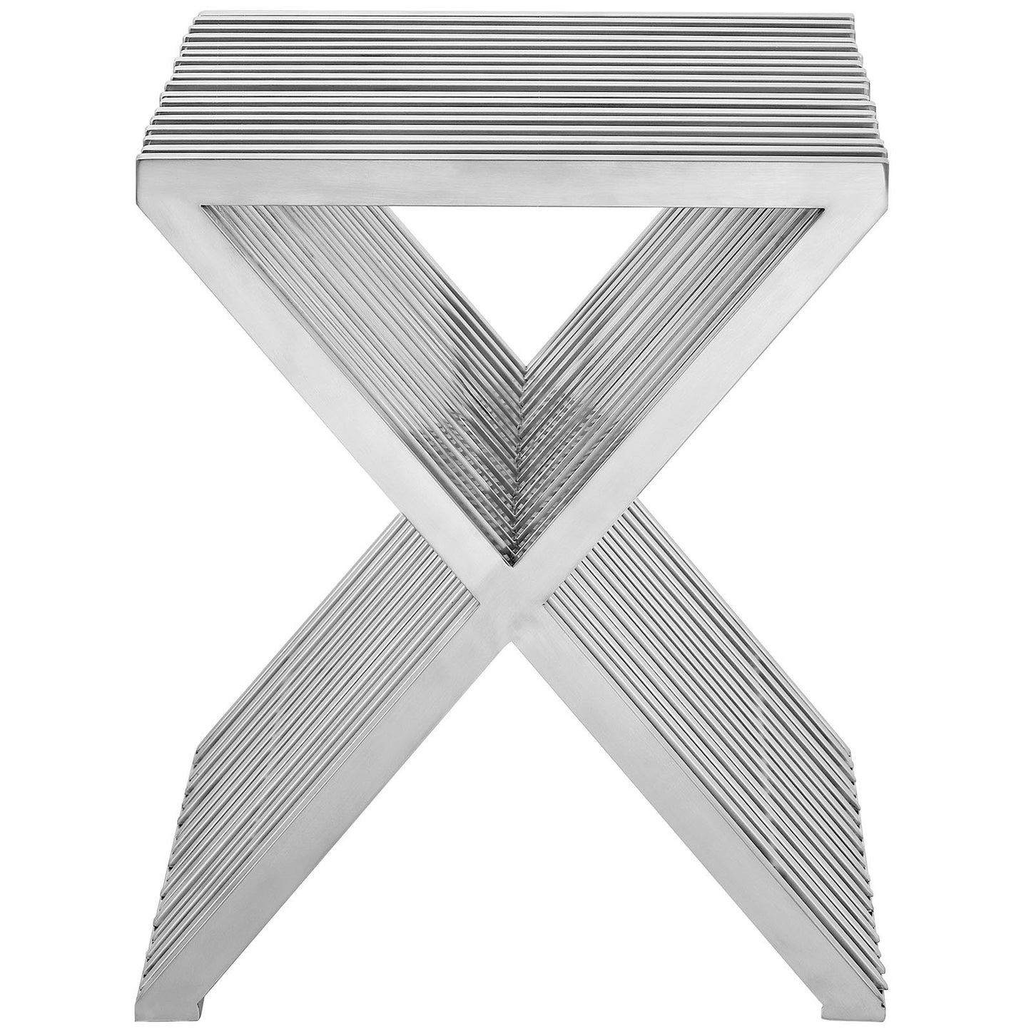 end tables | Ergode Press Side Table | Brushed Aluminum | Modern Minimalist Design | Ideal for Living Rooms & Lounge Areas | casafoyer.myshopify.com