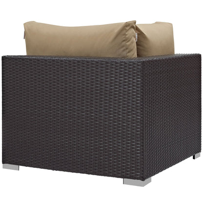 Patio Furniture Sets | Convene Outdoor Sectional Corner Chair | Durable Rattan & Aluminum Frame | All-Weather Cushions | Versatile & Stylish | Patio, Backyard, Poolside | casafoyer.myshopify.com