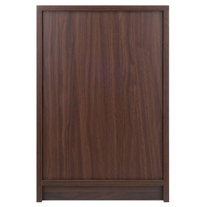 TABLE | Ergode  Wood Rennick 1-Drawer Accent Table | Sleek & Modern Design | Bedside Table | Mini-Bookshelf | Printer Stand | Cocoa Finish | Easy Assembly | casafoyer.myshopify.com
