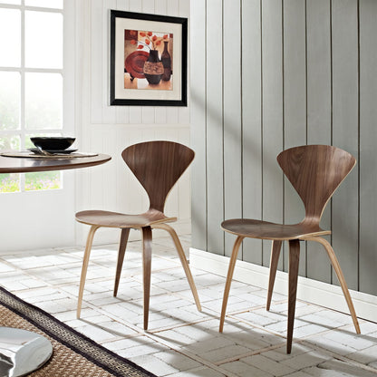 home office desk chairs | CasaFoyer Vortex Stacking Chairs | Streamlined Growth Support | Molded Wood Design | Waterfall Seat | V-Shaped Back | Set of 2 | casafoyer.myshopify.com