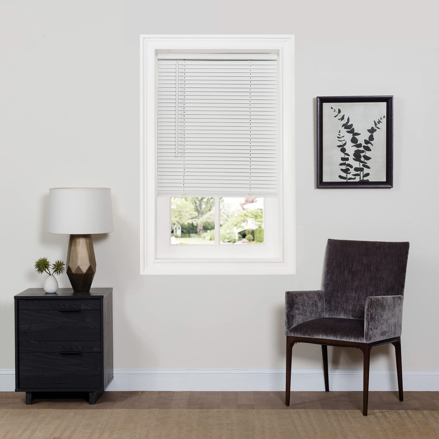 window treatment horizontal blinds | CasaFoyer Cordless GII Deluxe Sundown 1 Blind | Room Darkening | Maximum Privacy | PVC Material | Child & Pet Safe | Easy to Operate | Hidden Mounting Brackets | 31x64 White | casafoyer.myshopify.com