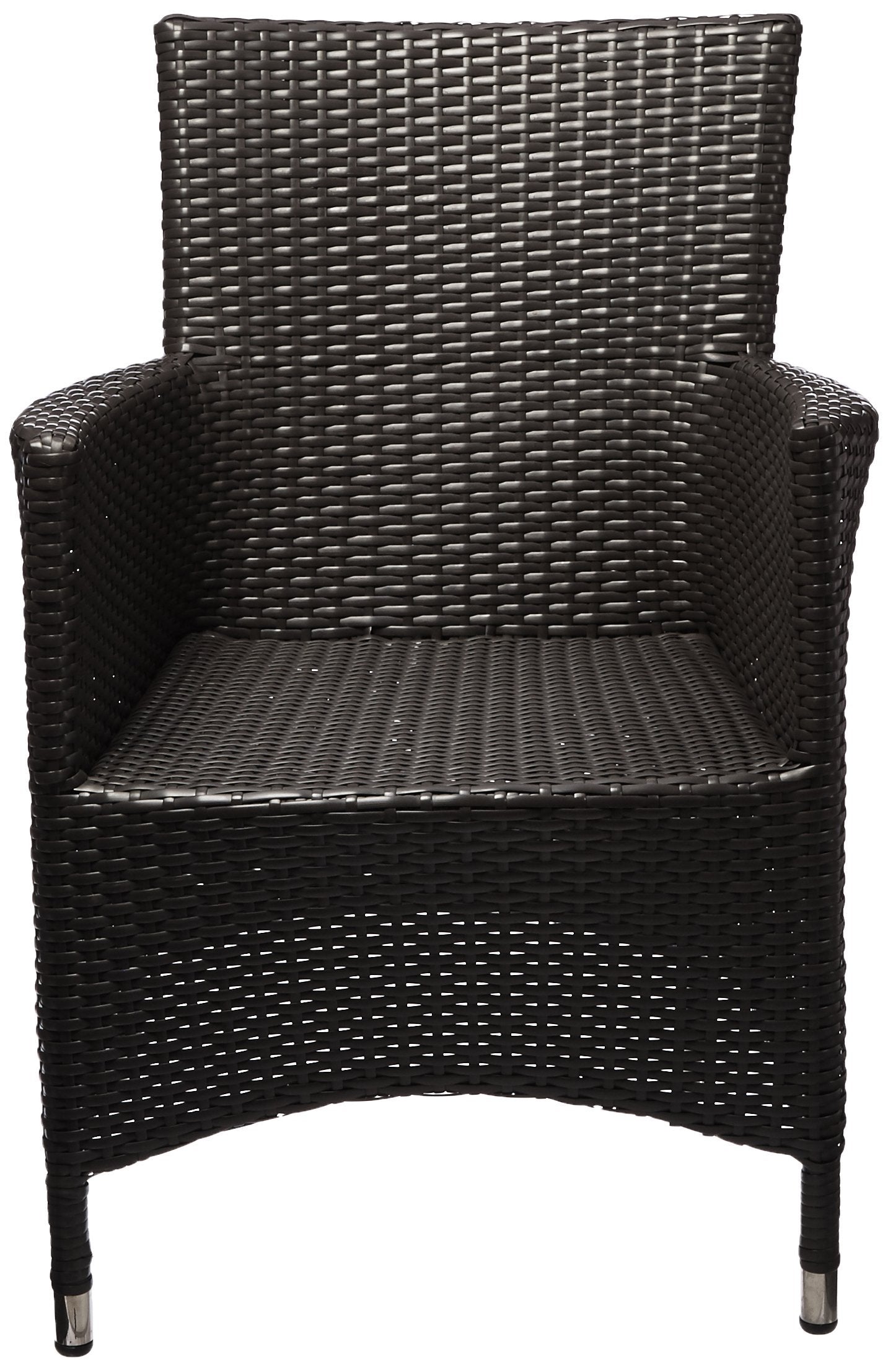 Patio Furniture Sets | Convene Outdoor Sectional Dining Armchair | Weather-Resistant Cushions | Synthetic Rattan Weave | Aluminum Frame | Ideal for Patio, Backyard, Poolside | casafoyer.myshopify.com
