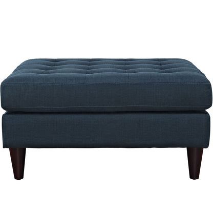 home office desk chairs | CasaFoyer Empress Large Ottoman | Exquisite Design | Tufted Buttons | Plush Cushions | Elegant Armrests | Black Stained Legs | Luxurious Fabric Upholstery | casafoyer.myshopify.com